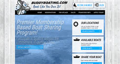 Desktop Screenshot of buddyboating.com